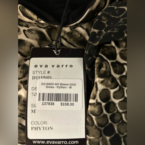 Eva Varro Python Pattern Dress - Picture 3 of 4
